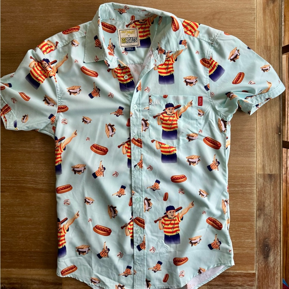 Like new RSVLTS the Roosevelts x Sandlot the great hambino Sz small men’s shirt
